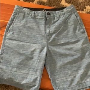Quicksilver board shorts blue . 32 waist